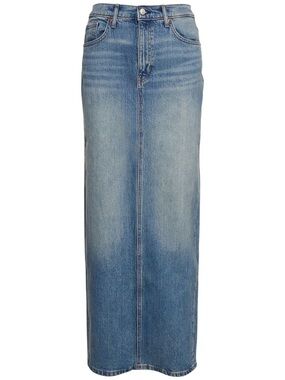 REFORMATION
Daria ultra high rise denim maxi skirt